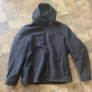 Tommy Hilfiger Sherpa Lined Hooded Coat Like New